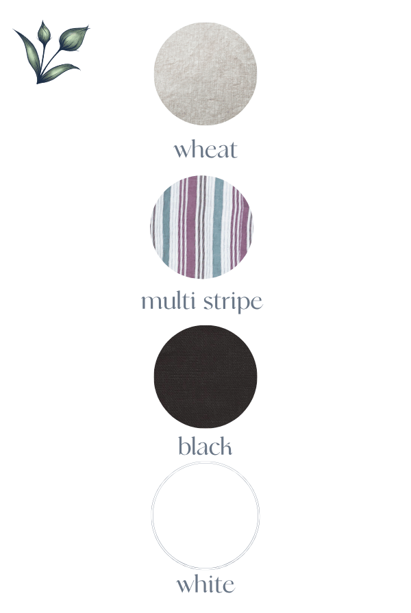 linen tunic color swatches