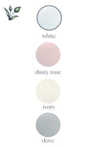 organic cotton gauze color choices