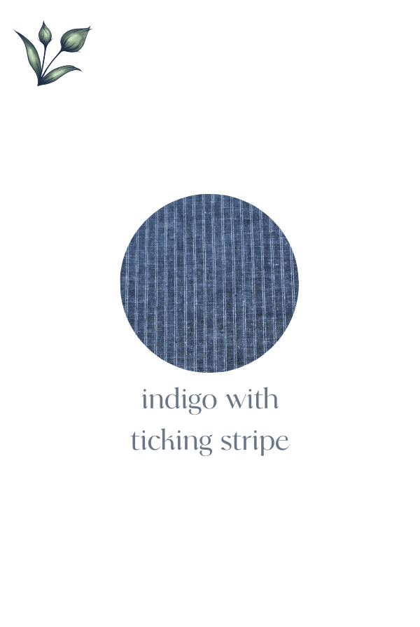 indigo stripe swatch