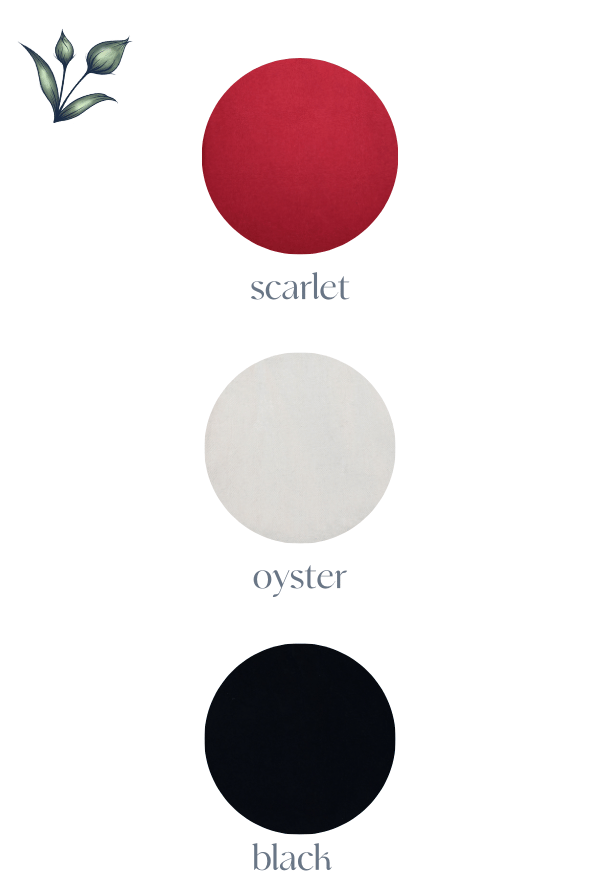 organic cotton pants color swatches