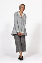 herringbone jacket in iron on model