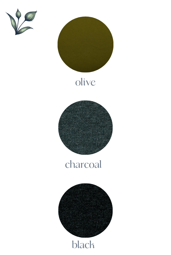 knit skirt in bamboo jersey color swatches