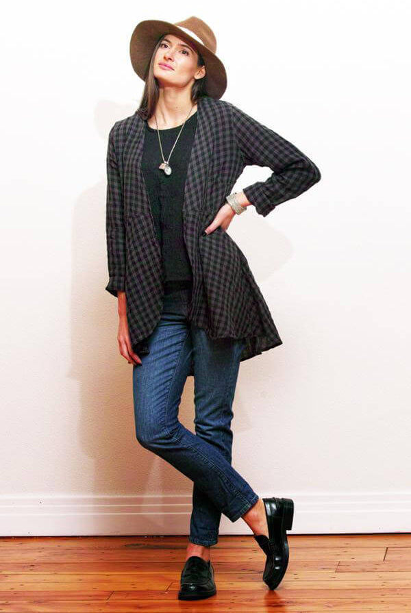 long black cardigan for summer in linen
