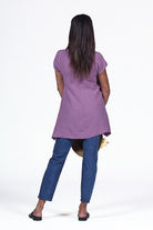 organic gauze tunic back view