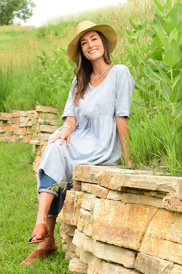 market dress in hemp and organic cotton – Goddess Gear