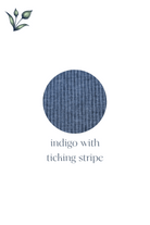 indigo stripe swatch