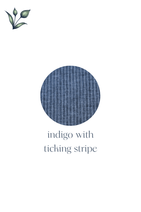 indigo stripe swatch